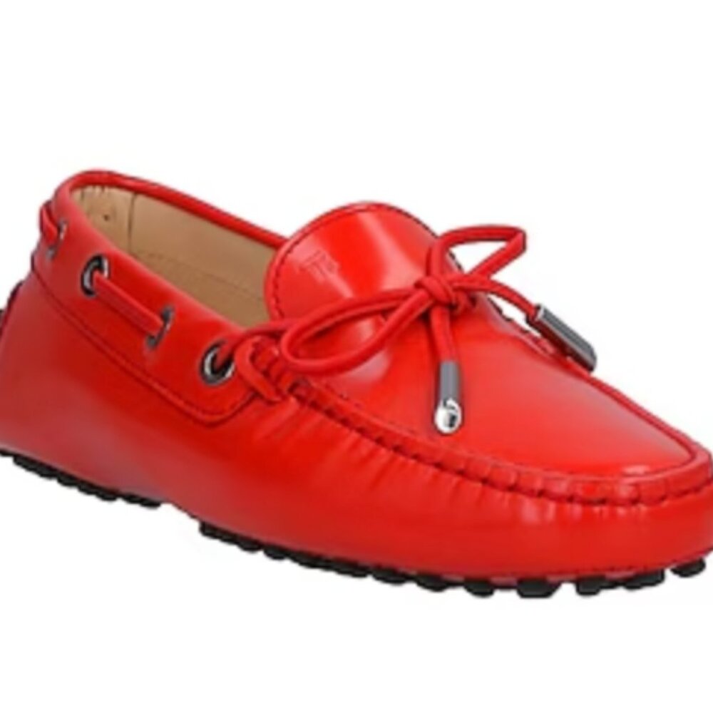 Tod's Red Loafers 6.5 - Picture 3 of 5